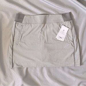 NWT Athleta Brooklyn Textured Stripe 16” Skort